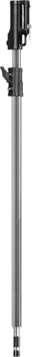 Kupo Steel Combo Stand Extension, Double Riser Chrome Plated Steel Extension with Triple Function Head, Extends Overall Height to 6.9', Heavy Duty Support - Silver (KS100112) - style: Steel Combo Stand Extension