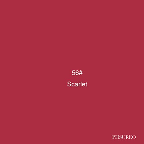 Scarlet Photo Backdrop Paper, 53" x16' (1.35m x5m) Professional Non-Reflective Background for Studio Photography, Product Shooting, Portrait & Video Recording - color: #56 Scarlet