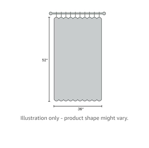 RYB HOME Half Window Curtains - Linen Textured Sheer Curtains Privacy Semi Sheer Drapes for Small Window Tiers Set for Bedroom Kitchen Cafe Bathroom, Beige, W 52 x L 36, 1 Pair - color: Beige, size: 52"W x 36"L (Pack of 2)