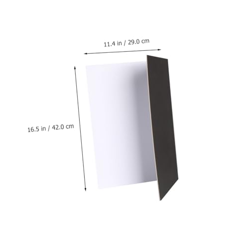 UKCOCO Folding Reflective Board Photography Backdrop Portable Silver Black White Thick Reflector for Studio and Outdoor Photo Shooting