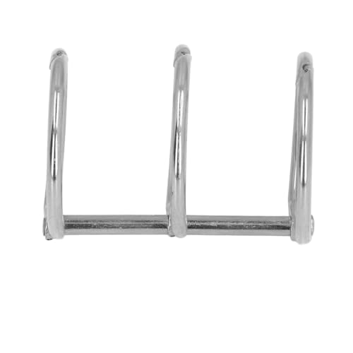 3 Ring Metal Loose Leaf Binders Stainless Steel Book Rings Photo Album Binding Spines for Notebook Travel Diary 10Pcs (25mm) - size: 25mm