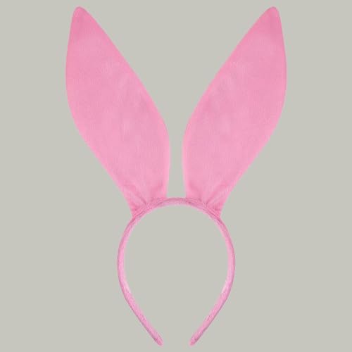 Rabbits Ears Hairband Photo Props Easters Hair Hoop Headband Party Headpiece Dress Up Headbands For Music Festival - color: Red