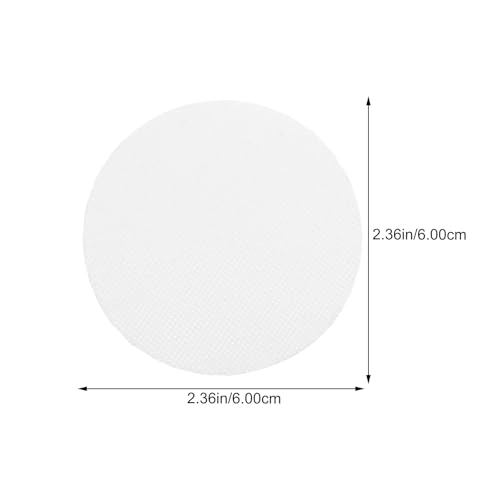 HOMSFOU 2Pcs Lamp Shade Diffusers 2.36In Round Fabric Light Diffuser Covers for Pendant Lights Spotlights Downlights and Chandeliers - Eye Protection and Dust Prevention - color: White, size: 2.3IN