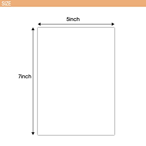 Golden State Art, 5x7 Backing Board Only, 4-Ply Thick 50 Single Backer Boards for Frame, Photo, Print - color: 50 Pack, size: 5x7