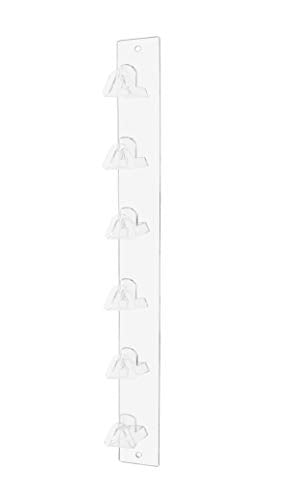 Marketing Holders 2 Pack Sunglasses Holder 6 Pair Wall Mount with Hardware Retail Stores Pharmacies Supermarkets Gift Shops Beach Wear and Bait Shops Lightweight Easy Access Clear Acrylic - size: 6 Tier