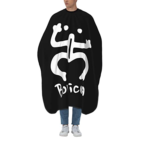 Puerto Rico Barber Cape With Adjustable Closure, Hairdressing Haircut Apron Barber Cover Gown For Hairdresser Styling Home - color: Boricua Puerto Rico Frog4