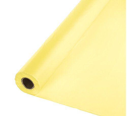 Creative Converting Roll Plastic Table Cover, 100-Feet, Mimosa -, 13014 - color: Yellow