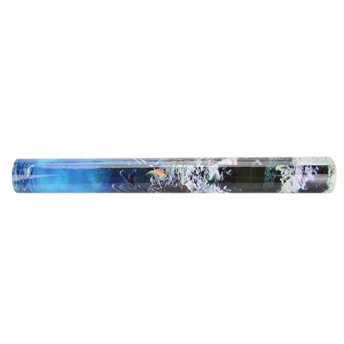 HEEPDD Aquarium Poster, Underwater Marine Fish Background Poster Thicken PVC Adhesive Static Cling Backdrop Decorative Paper(76 x 30cm) - color: 76*30cm