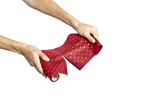 MY DRAP Luncheon Napkins 20 x 20 cm / 7.8" x 7.8" - (12 Per Roll, Cotton Red Lux Xmas) - color: Cotton Red Lux Xmas
