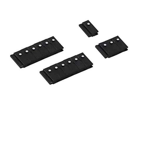 20 sets Price Display Counter Stand Tag Adjustable Number Letter Base Price Cube Display for Watch Ring Jewelry Dollar Pricing Label Stand Kit (Silver)