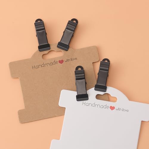 alligator clips small clamps mini Metal with smooth jaw and 5/16 Inch Capacity for crafts Home Office Use - color: Black