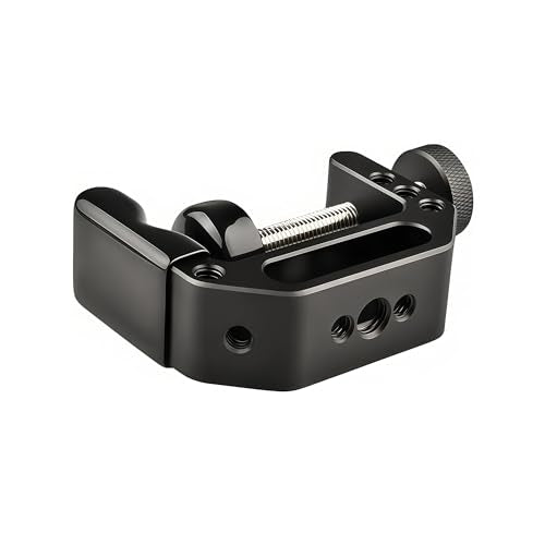 C Clamp Camera Mount with 1/4’’ and 3/8’’ Threaded Holes - 4.5cm Jaw Opening - Max Load 2kg - 2 Pack