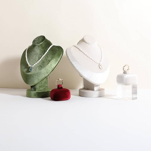 Cute Single Ring Holder for selling, Velvet Ring Display Stand for Jewelry Show, Jewelry Storage Display【Red】 - color: Red
