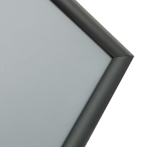 VEVOR Pedestal Sign Holder, 11 x 17 Inch Vertical and Horizontal Adjustable Poster Stand, Heavy-Duty Floor Standing Sign Holder with Round Base for Display, Advertisement, and Outdoor, Black - size: 11 X 17 Inch