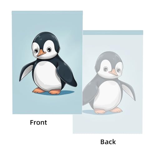 Cute Penguin Backdrop Background for Photography 5x7ft Photobooth Professional Photo Backdrop Curtains Video Photography Studio Photo Backgrounds Banner Booth Background Screen Parties - color: Cute Penguin