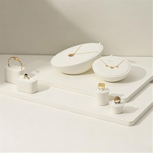 Jewelry Towers 8 Pieces of Jewelry Display Props Light Luxury Necklace Ring Bracelet Display Counter Jewelry Display Stand Jewellery Stand Display