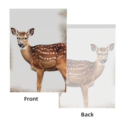 Spotted Deer Backdrop Background for Photography 5x7ft Photobooth Professional Photo Backdrop Curtains Video Photography Studio Photo Backgrounds Banner Booth Background Screen Parties - color: Spotted Deer