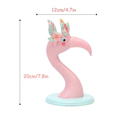 Fun Eyeglass Holder Display Stands - Home Office Decorative Glasses Accessories (Pink Flamingo) - color: Pink Flamingo