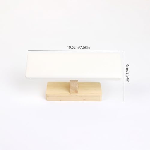 Bracelet Display Tower Watch Holder Jewelry Holder Organizer Rack Wooden Base Watch Display Bangle Scrunchie Headband Headtie Stand Exterior Black PU - color: Flat PU Black