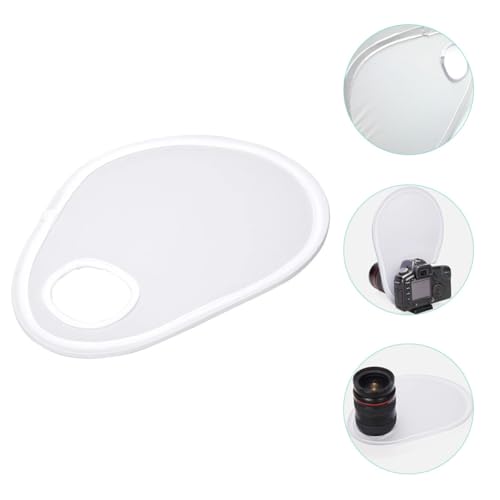 NUOBESTY 30cm Foldable Photography Reflective Board Light Diffuser Portable Mini Reflector for Still Life and Outdoor Studio Photo Lighting