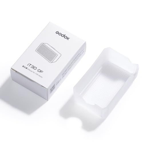 Godox IT30-DF Flash Diffuser for Godox iT30 Pro Mini Camera Flash, Such as iT30Pro-S iT30Pro-C iT30Pro-N iT30Pro-F iT30Pro-O, White Diffuser Softens Harsh Shadows, Bring a Softer Effect