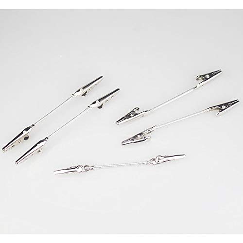 20 Pieces Double Head Alligator Clip Photo Holders Metal Wire Pictures Memo Note Clips Clamps