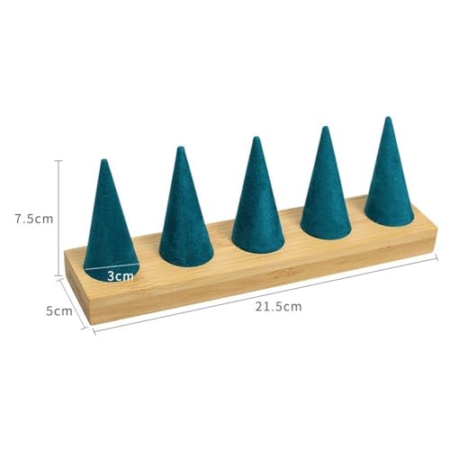 Jewelry Towers Personalized Velvet Jewelry Display Rack Light Luxury Store Mall Shooting Jewelry Display Props Storage Ornaments Jewellery Stand Display(Large) - size: Large