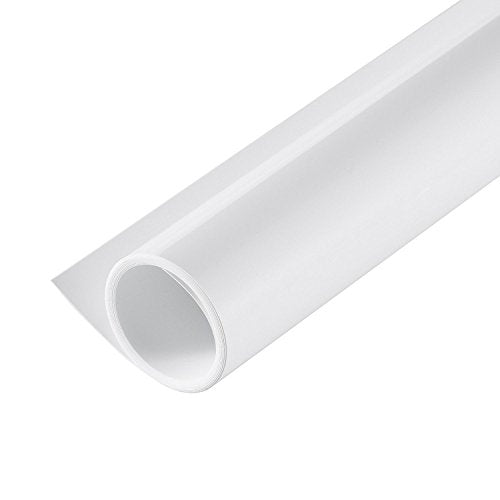 Meking 47.24x94.49 White PVC Backdrop for Photography, Matte & Reflective PVC Vinyl Seamless Background for Product Photoshooting - color: 47.24x94.49in White