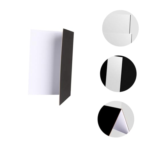 UKCOCO Folding Reflective Board Photography Backdrop Portable Silver Black White Thick Reflector for Studio and Outdoor Photo Shooting