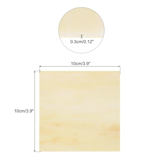 MECCANIXITY Stained Glass Sheet Mosaic Tile 3.9 Inch x 3.9 Inch Apricot Stained Glass Sheets for Crafts DIY, Art Project - color: Apricot