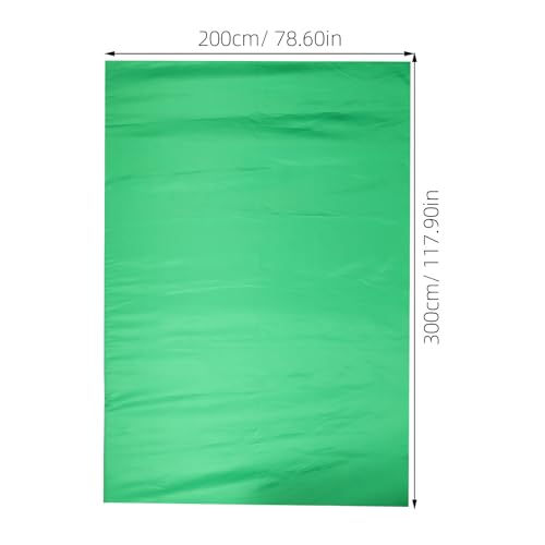 Homoyoyo Chroma Key Backdrop 3x2ft Photo Green Backdrop Fabric for Video Streaming Photography Live Streaming Background Sheet for Studio Use