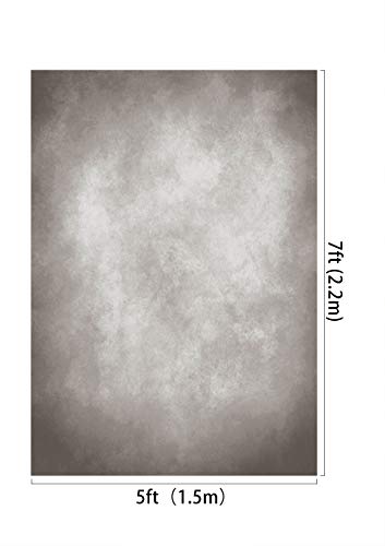 Kate 5x7ft Vintage Backdrops Abstract Grey Portrait Photo Backdrop for Photography Studio - color: Grey