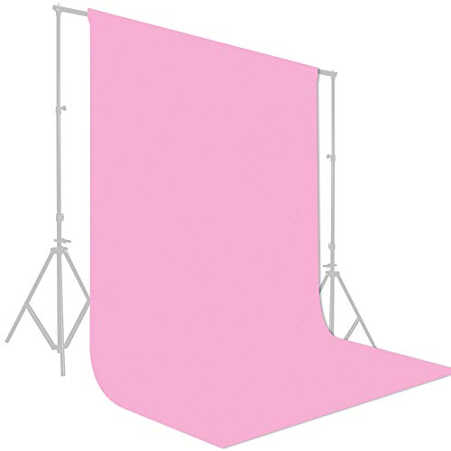 GFCC Pink Backdrop Photography Background - 10ftx10ft Pink Photo Backdrop for Photoshoot Photography Background Screen Video Recording Curtain - color: Pink, size: 10ftx10ft