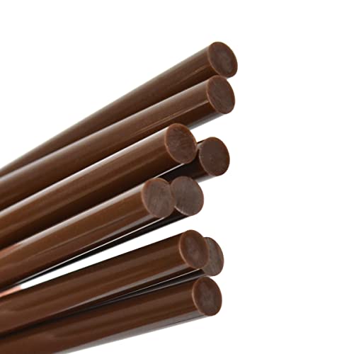 16 Pcs Keratin Gun Bond Glue Sticks Professional Hair Extension Glue Stick Hair Styling Tools (Dark Brown) - color: Dark Brown