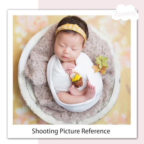 Zeroest Newborn Photography Stretch Wrap Boy Girl Baby Wraps Photography Props - Baby Photo Prop Stretch Blanket (White) - color: White