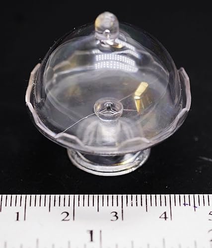 Mini Transparent Cake Stand with Lid 2 Mix Transparent Display Stand with Cover Garden Display Minimal Decoration