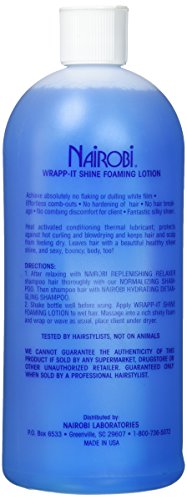 Nairobi Wrapp-It Shine Foaming Lotion, 32 Ounce - size: 32 Fl Oz (Pack of 1)