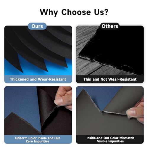 YSKE-Seamless Black Paper Backdrop Roll for Photography, Photo Background, and Photoshoot Cover–Roll of Paper with Backdrop Cover for Background Stand,Thick Anti-Wrinkle Matte(53''x16.4' Black) - color: Black, size: 53''x16.4'