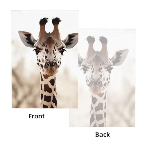 Giraffe Backdrop Background for Photography 5x7ft Photobooth Professional Photo Backdrop Curtains Video Photography Studio Photo Backgrounds Banner BoothScreen Parties - color: Giraffe