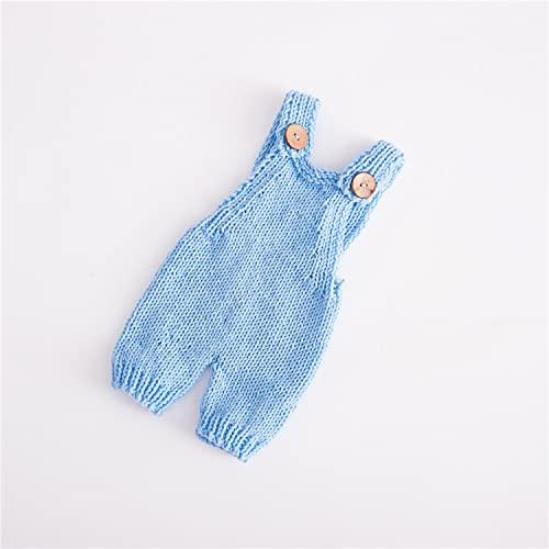 Zeroest Baby Photography Props Boy Girl Photo Shoot Outfits Newborn Crochet Infant Knitted Clothes Mohair Outfit - color: Baby Blue
