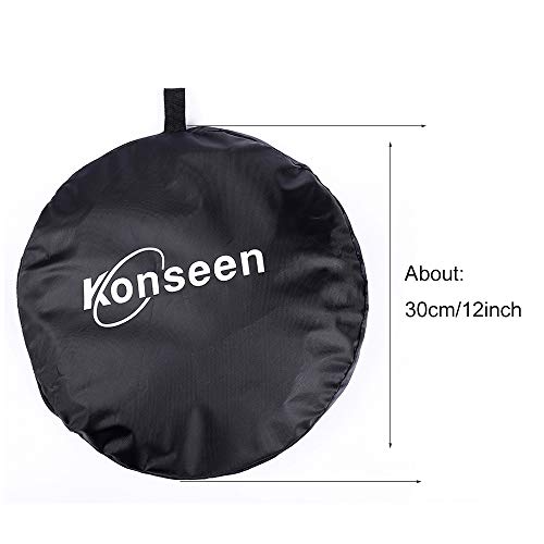 Collapsible Photography Reflector 24x35inch (60x90cm) 5-in-1 Multi Light Diffuser Panel Studio Photo Portable Light Reflectors for Product Photography Accessories Props with Carrying Bag