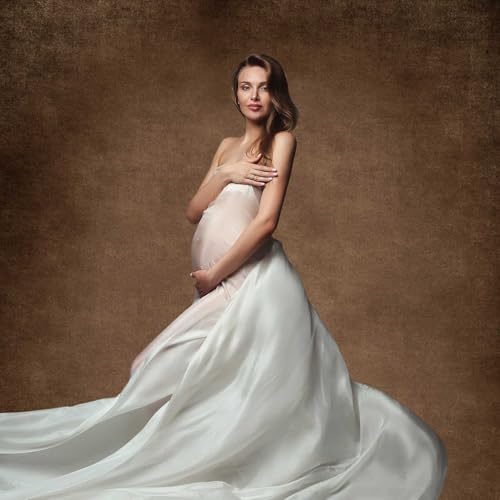 Brown Photography Backdrops for Photoshoot, Vintage Abstract Portrait Photo Backdrop, Photo Booth Props 6x9ft - color: Brown, size: 6x9 FT