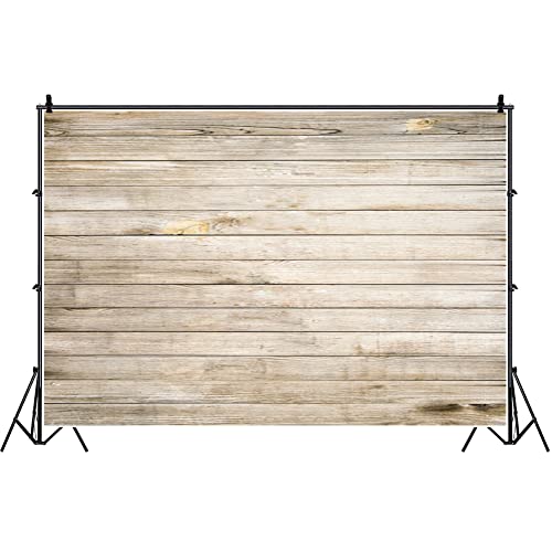 Laeacco 10x8ft Wooden Board Photography Background Rustic Wood Backdrops Vintage Texture Wood Photo Prop Studio Wooden Backdrop Child Baby Adult Portrait Shoot Wallpaper Grunge Worn Plank Video Prop - size: 10x8FT