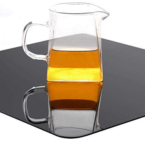 KINJOEK 4 Pack 12 x 12 Inch Acrylic White Black Product Photography Backdrops, 30x30cm Reflective Display Table Top Riser Product Photography Background, Background Board Sheets for Product Shooting - color: White-Black, size: 4PCS 12x12"