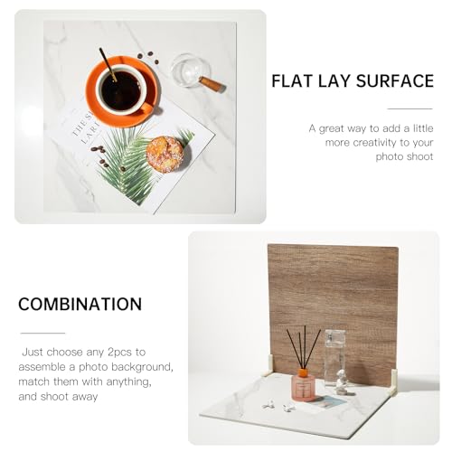 5 PCS Boards Photo Backdrop for Flat Lay, Food Photography Background 16x16 Inch, BEIYANG - color: 5PCS-A