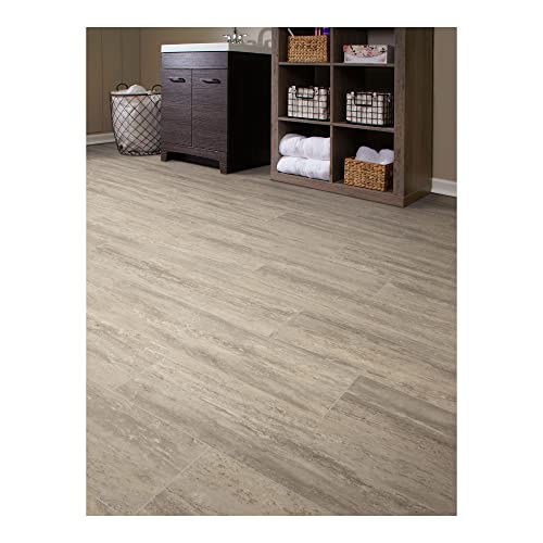 Mohawk Elite Mincle Grey Stone 8'6" W x 12' L Cut Sheet Vinyl Roll - color: Mincle Grey Stone, size: 8'6" W x 12' L
