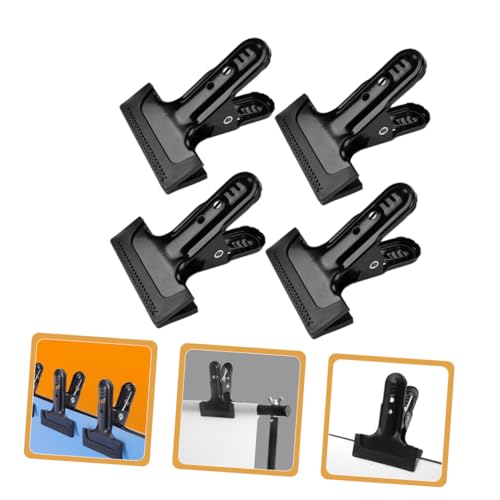 Homoyoyo 4pcs Backdrop Fixing Clamps Heavy Duty Clips for Photography Backgrounds Background Cloth Holders for Studio Use