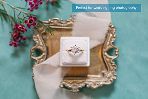2 Pack Vintage Small Gold Ring Dish, Birthday & Wedding Gifts for Women,Wedding Ring Tray- 5.3 x 4.5 inches - color: Gold (2pack)