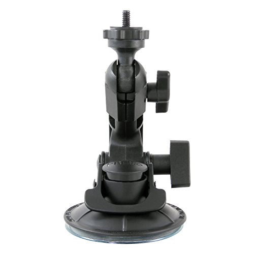 Delkin Devices Fat Gecko Mini Suction Camera Mount - Powerful Suction Cup Camera Mount for Car, Motorcycle, Desk, Window | Secure and Adjustable Action Camera Holder for Video Recording - style: Fat Gecko Single