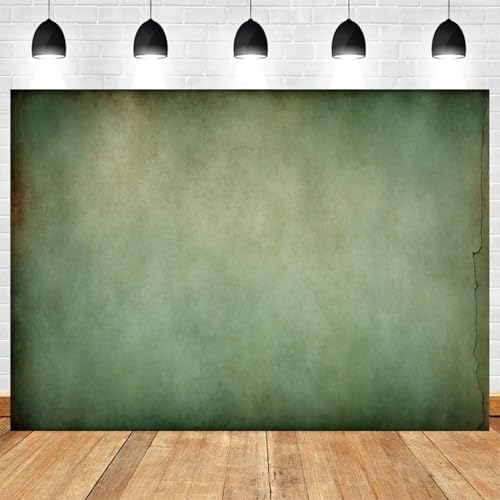 5x3ft Vintage Textured Photography Backdrop Greenish Beige Distressed Background with Cracked Edges for Portrait Product Food Photoshoots Studio Video and Social Media Content Creation - color: color 20, size: 5x3ft